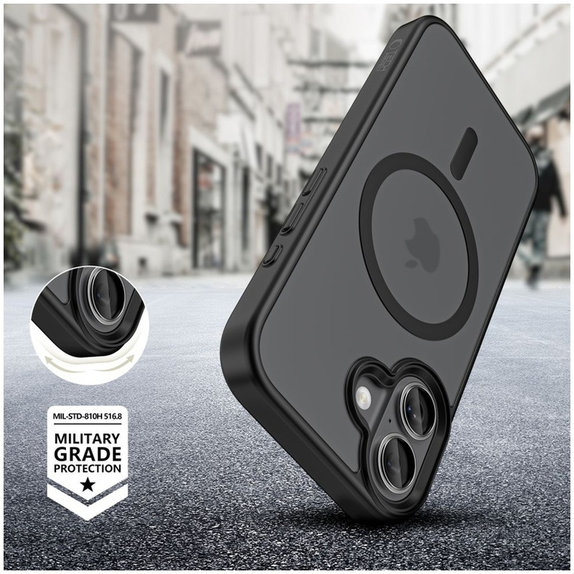 Pouzdro MagMat MagSafe pro iPhone 17, Matte Black, Tech-Protect