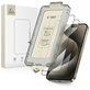 Tvrzené sklo Quick Set+ 2-PACK pro iPhone 15 Pro, černá, Tech-Protect