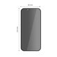 Privacy tvrzené sklo Quick Set Spy+ 2-PACK pro iPhone 13 / 13 Pro / 14 / 16E / 17E, privacy, Tech-Protect