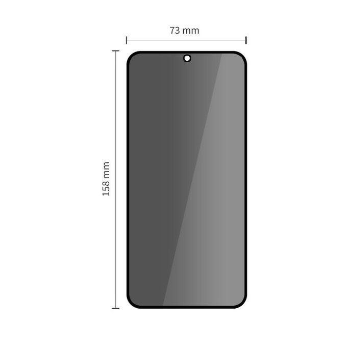 Privacy tvrzené sklo Glass Spy+ 2-PACK pro Samsung S25 FE, Tech-Protect
