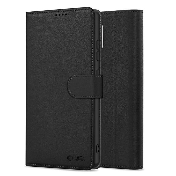 Pouzdro Wallet pro Samsung S25 FE, černá, Tech-Protect