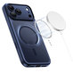 Pouzdro MagPeak MagSafe CC pro iPhone 17 Pro, Matte Deep Blue, Tech-Protect