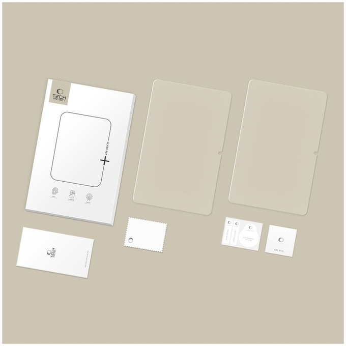 Tvrzené sklo Glass Fit+ 2-PACK pro Xiaomi Poco Pad M1 / Redmi Pad Pro / 2 Pro 12.1, čirá, Tech-Protect