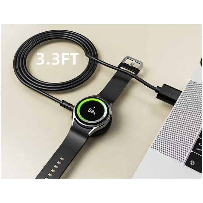 Kabel MC03 Ultraboost Magnetic Charging USB Cable 100cm pro Samsung Watch, černá, Tech-Protect