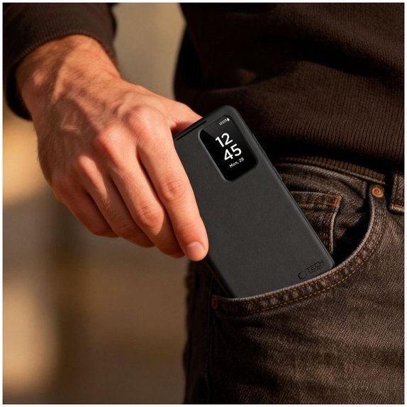 Pouzdro Smart Wallet pro Samsung S26, Matte Black, Tech-Protect