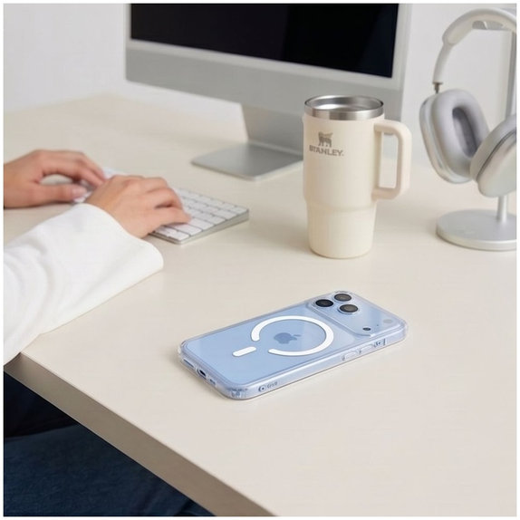 Ochranné pouzdro FlexAir Hybrid MagSafe pro iPhone 17 Pro / 18 Pro, číre, Tech-Protect
