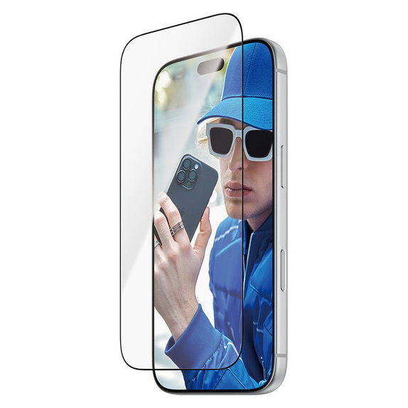 Tvrzené sklo UWF s aplikátorem pro iPhone 18 Pro/17 Pro, Černá, PanzerGlass