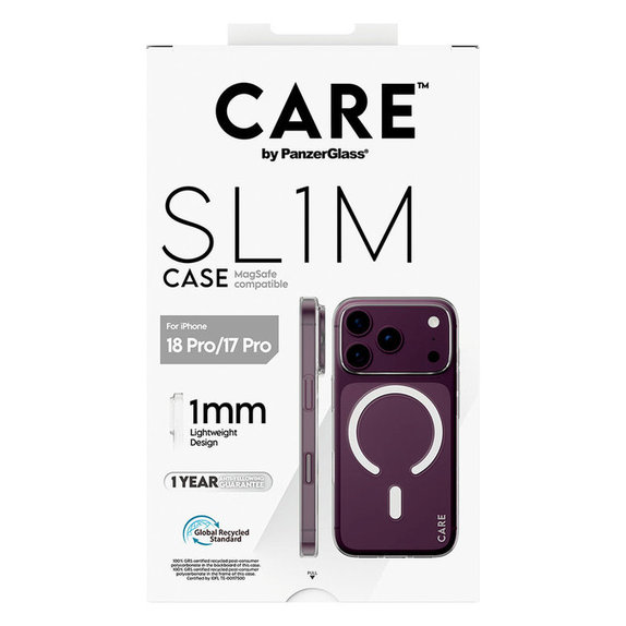 Pouzdro SL1M s MagSAFE pro iPhone 18 Pro/17 Pro/16e, Transparentníní, PanzerGlass