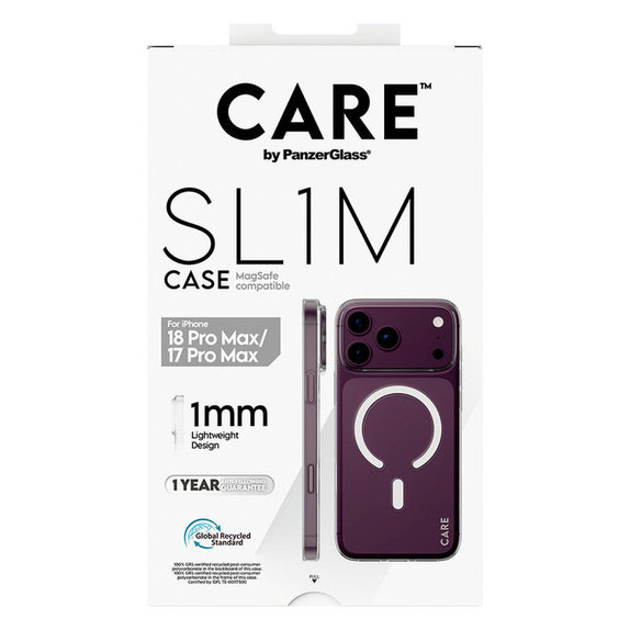 Pouzdro SL1M s MagSAFE pro iPhone 18 Pro Max/17 Pro Max/16e, Transparentníní, PanzerGlass