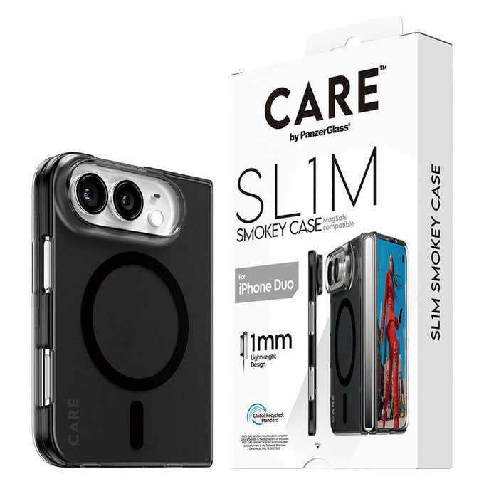 Pouzdro SL1M Smokey s černým MagSafe pro iPhone Duo, PanzerGlass