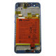 Huawei P10 Lite - LCD Displej + Dotykové Sklo + Rám + Baterie (Sapphire Blue) - 02351FSL Genuine Service Pack
