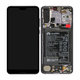 Huawei P20 Pro CLT-L29, CLT-L09 - LCD Displej + Dotykové Sklo + Rám + Baterie (Twilight) - 02351WTU Genuine Service Pack