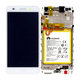 Huawei Y6 II CAM-L21 - LCD Displej + Dotykové Sklo + Rám + Baterie (White) - 02350VRS Genuine Service Pack