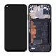 Huawei P40 lite - LCD Displej + Dotykové Sklo + Rám + Baterie (Midnight Black) - 02353KFU Genuine Service Pack