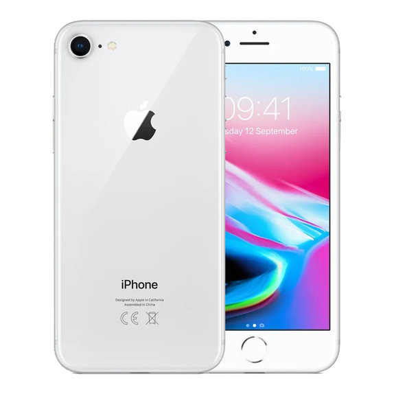 Apple iPhone 8 Silver 64GB A+ Repasovaný