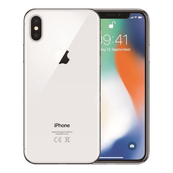Apple iPhone X Silver 64GB B Repasovaný