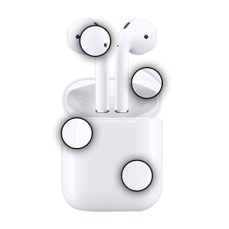 Apple AirPods (2nd Gen) s bezdr. pouzdrem A Repasované