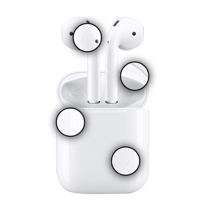 Apple AirPods (2nd Gen) s bezdr. pouzdrem A Repasované