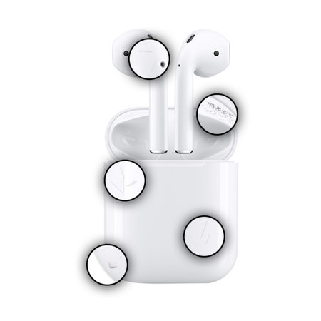 Apple AirPods (2nd Gen) s bezdr. pouzdrem B Repasované