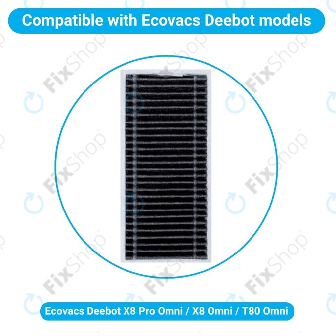 Ecovacs X8 Pro Omni, X8 Omni, T80 Omni - Prachový filtr