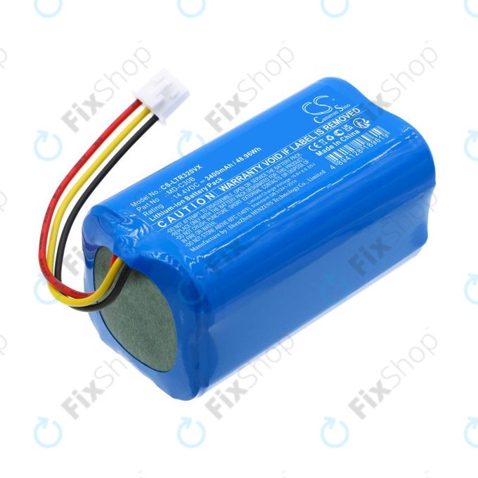 Baterie pro Blaupunkt BlueBot XSMART, 3400mAh, Li-Ion, 14.4V, BPK-VCBB1XB, Xboost, D071-INR-CH-4S1P, HQ