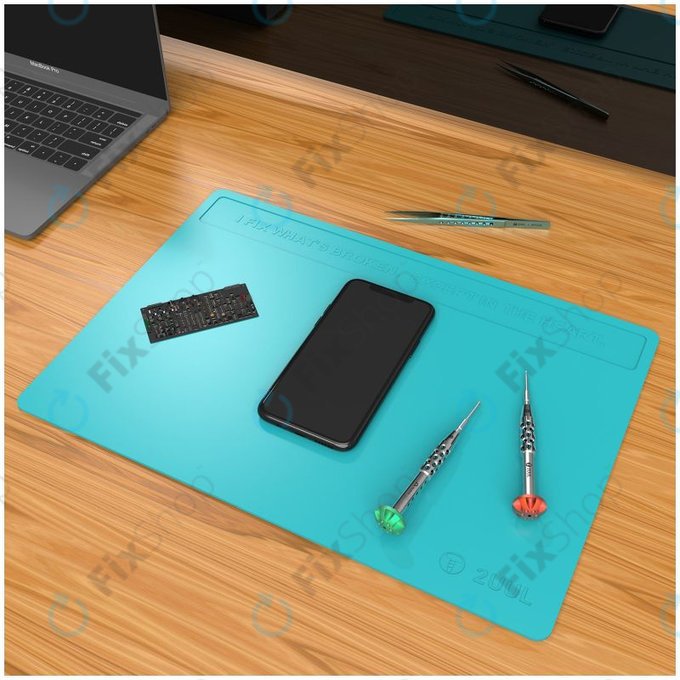 2UUL - ESD Antistatická Teplovzdorná Silikonová Podložka - 40 x 28cm (Modrá)