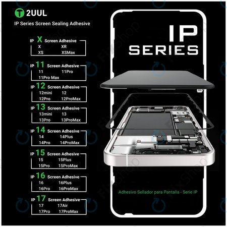 Těsnicí Lepka pod LCD Adhesive pro iPhone 13 Pro, 2UUL SA13P, (5ks)