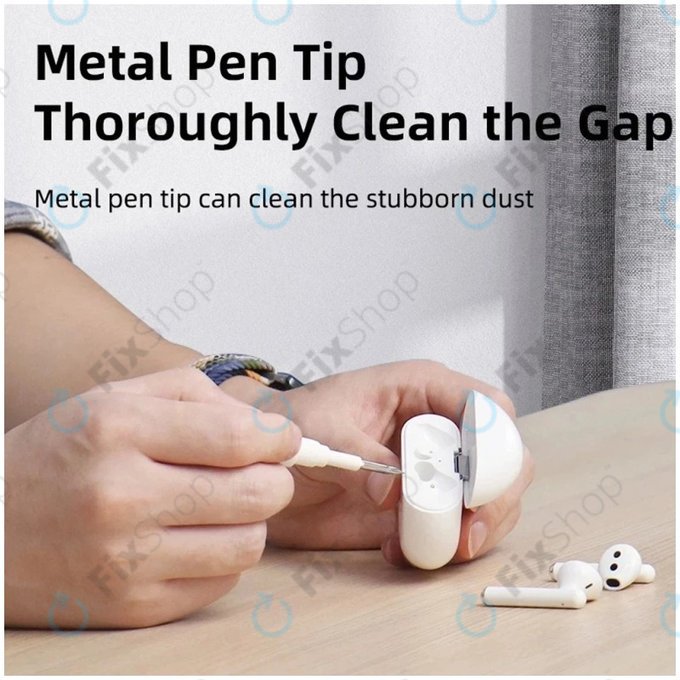 Čisticí pero pro bezdrátová sluchátka, bílé