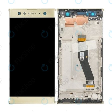 Sony Xperia XA2 Ultra Dual - LCD Displej + Dotykové Sklo + Rám (Gold) - 78PC2300040 Genuine Service Pack