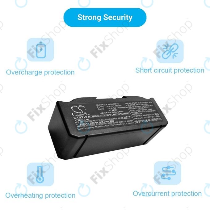 iRobot Roomba e-series, i-series - Baterie ABL-D1, 4624864, ABL-D2 Li-Ion 14.4V 6800mAh HQ