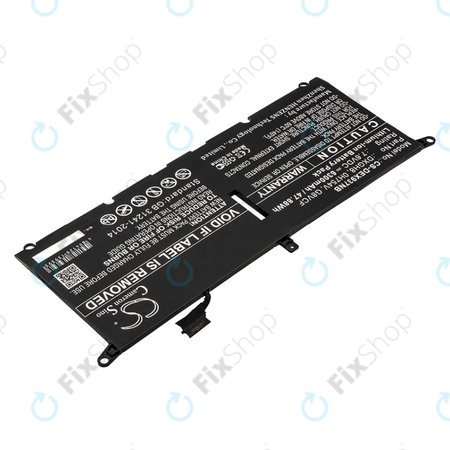 Baterie pro Dell XPS 13 9370, 6300mAh, Li-Ion, 7.6V, DXGH8, HQ