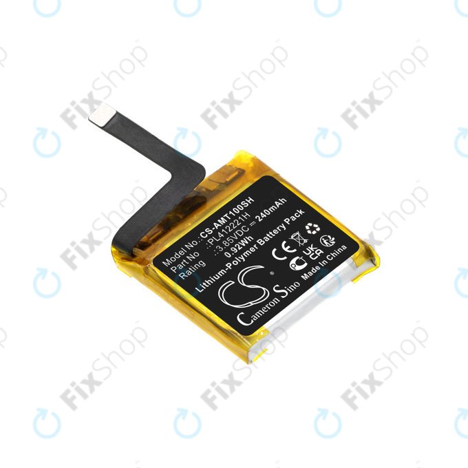 Baterie pro Amazfit GTS, 240mAh, Li-Pol, 3.85V, PL412221H, HQ