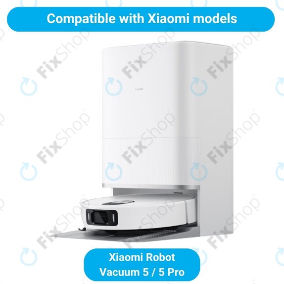 Sada náhradních dílů pro Xiaomi Robot Vacuum 5, 5 Pro (2x Hlavní kartáč, 4x Filtr, 4x Boční kartáč)