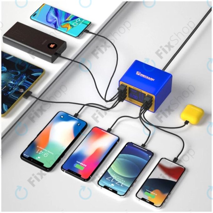 Mechanic iCharge 8M - USB Servisní Nabíjecí Stanice s USB-C a USB 3.0