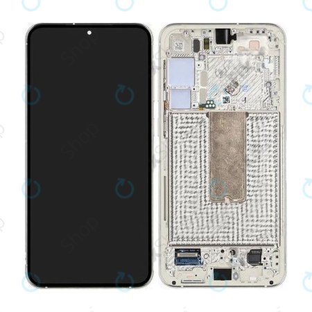 Samsung Galaxy S23 Plus S916B - LCD Displej + Dotykové Sklo + Rám (Cream) - GH82-30478B, GH82-30476B, GH82-30477B Genuine Service Pack