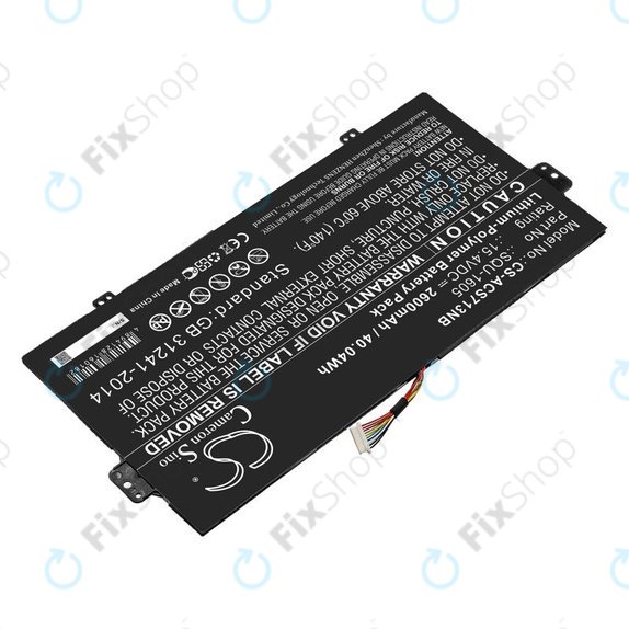 Baterie pro Acer SF713-51, 2600mAh, Li-Pol, 15.4V, SQU-1605, HQ