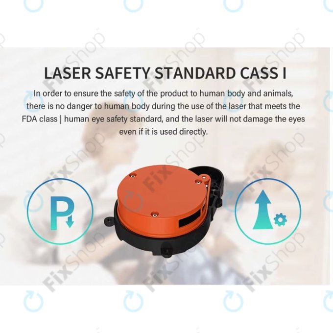 Xiaomi Roborock S4 Max, S5, S5 Max, S6, S6 MaxV, S6 Pure, S7, Mijia 1S - Laserový snímač vzdálenosti