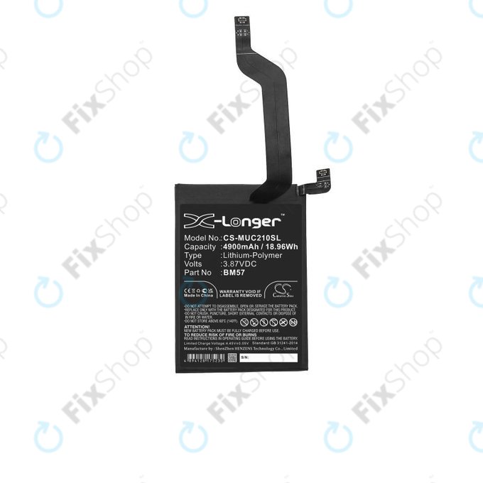 Xiaomi Redmi Note 10 Pro M2101K6G M2101K6R - Baterie BM57 4900mAh HQ