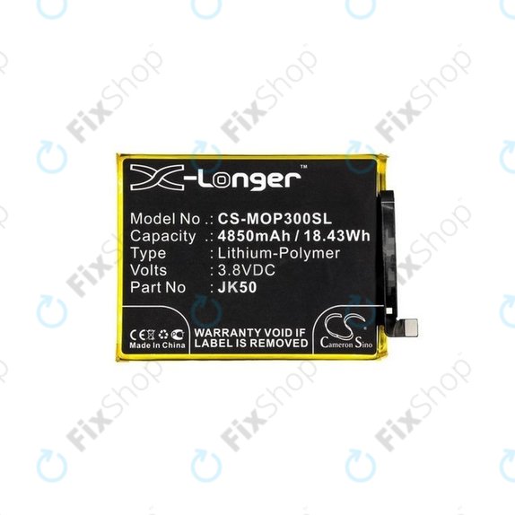 Motorola Moto G7 Power, G8 Power Lite, G9 Play, G10, G20, G30, G50, G51, E7 Plus, E7, E7i Power, E30, E40 - Baterie JK50 4850mAh HQ