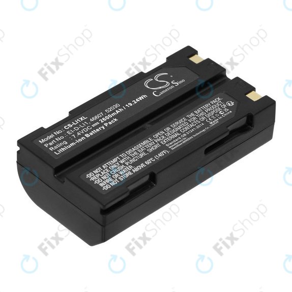Baterie pro BCI Capnocheck II Capnograph, 2600mAh, Li-Ion, 7.4V, MCR1821J/1-H, HQ