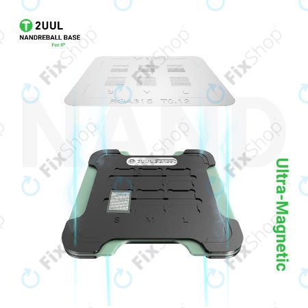 Magnetická základna pro reballing NAND, oboustranná, 2UUL BH16