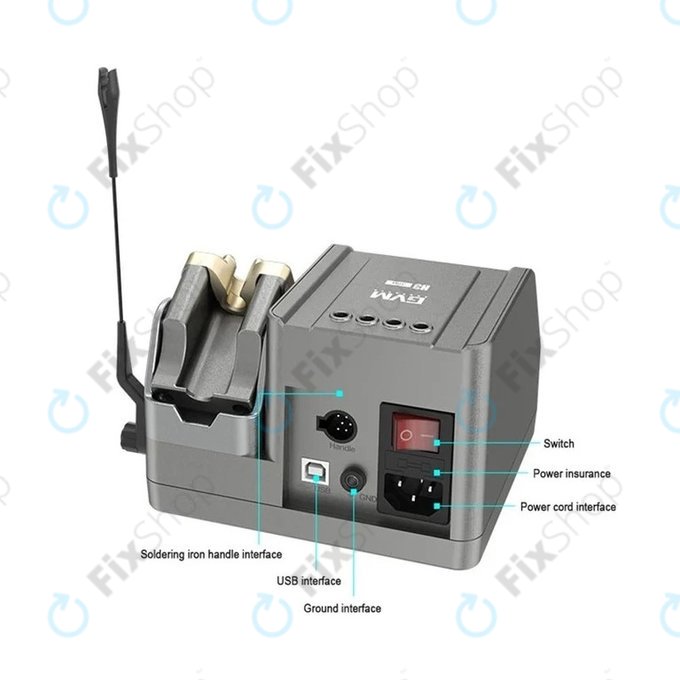 GVM H3 - Smart Pájecí Stanice 3v1