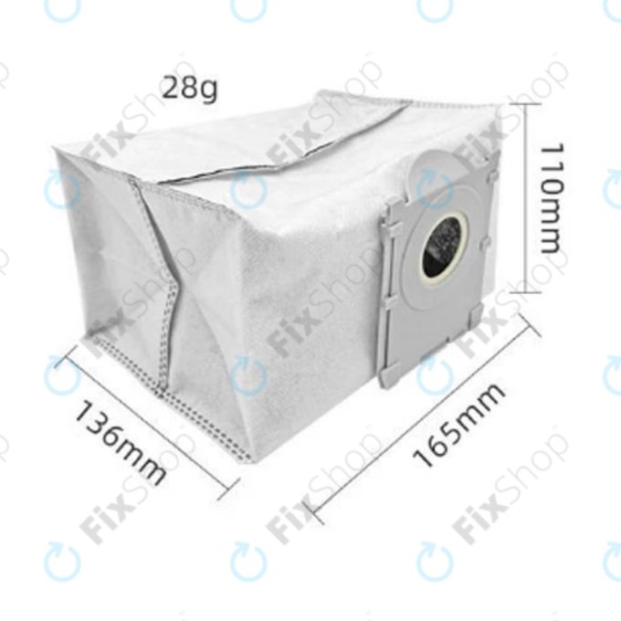 Sáček do vysavače, 4 ks pro Ecovacs X11, X11 Omni, X11 Pro, X11 Pro Omni