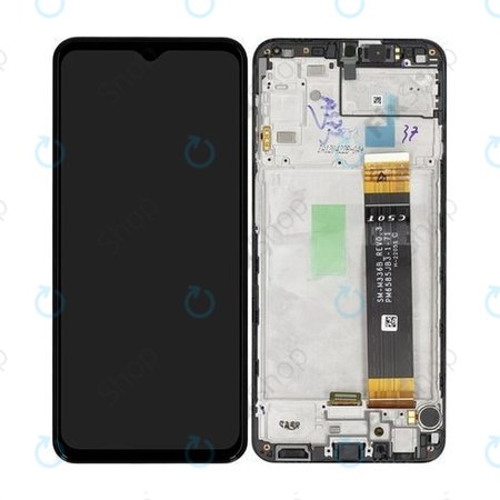 Samsung Galaxy A23 4G A235F - LCD Displej + Dotykové Sklo + Rám (Black) - GH82-28563A, GH82-28657A Genuine Service Pack