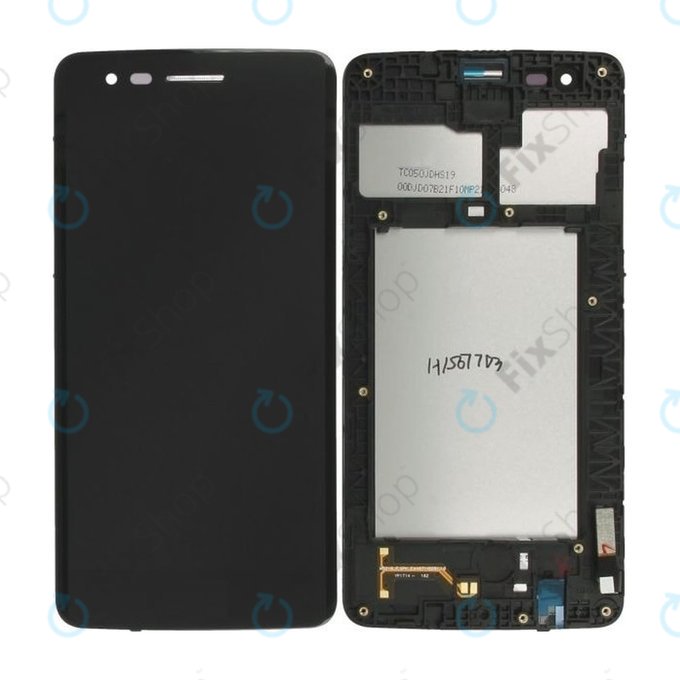 LG K8 M200N (2017) - LCD Displej + Dotykové Sklo + Rám (Black) TFT