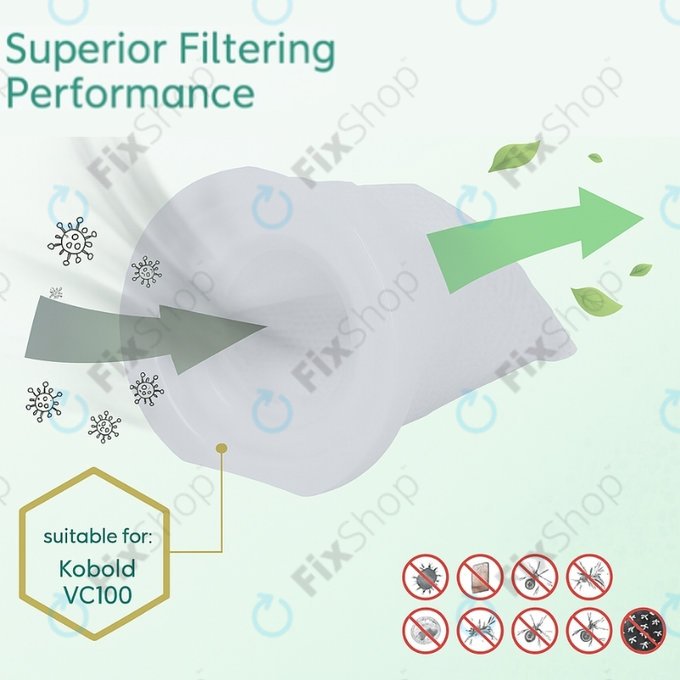 Vorwerk Kobold VC100 - Prachový Filtr