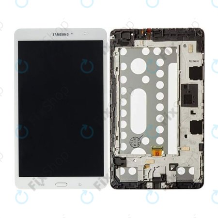 Samsung Galaxy Tab 4 Pro 8.4 T320 - LCD Displej + Dotykové Sklo + Rám (White) - GH97-15556A Genuine Service Pack