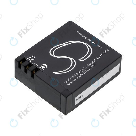 Baterie pro SJCAM SJ4000, SJ5000, 900mAh, Li-Ion, 3.7V, SJ4000B, HQ