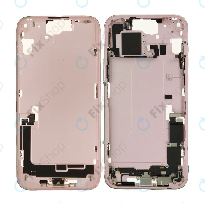 Střední Rám s Baterií pro iPhone 15 Plus | Pink | ZD076-00675 | Genuine Apple