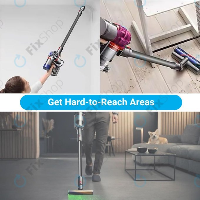 Dyson V-series, Outsize - Sací Tyč (Stříbrná)